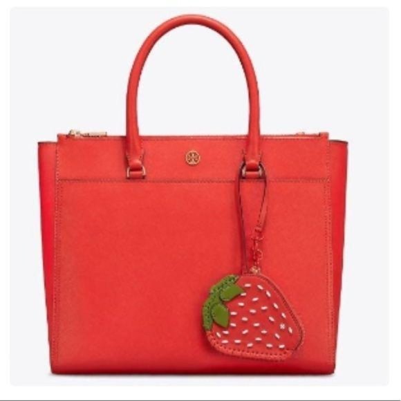 NWT Tory Burch strawberry leather pouch 🍓 - Picture 2 of 6